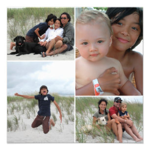 Imprimir Collage de fotos de familia de personaliz