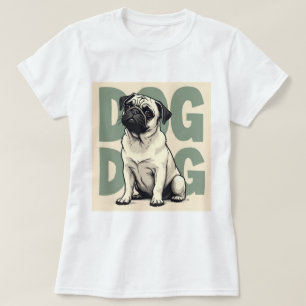 Imprimir con camiseta de pug