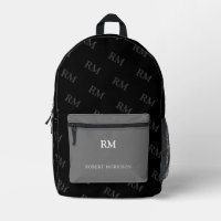 Imprimir Cortar la bolsa nueva negro y gris