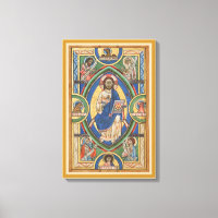 Imprimir de lienzo estirado por Cristo en Majestad