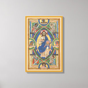 Imprimir de lienzo estirado por Cristo en Majestad