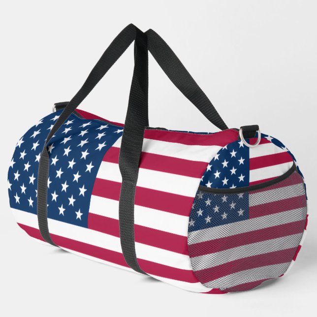 Imprimir la bolsa corta con bandera de EE. UU. (Esquina derecha)