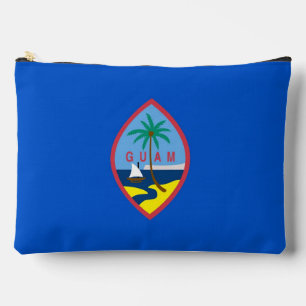 Imprimir la bolsa corta con bandera de Guam, EE.