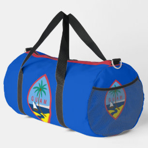 Imprimir la bolsa corta con bandera de Guam, EE.