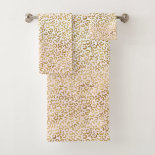 Imprimir Leopardo blanco rosado dorado