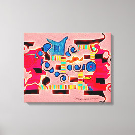 Imprimir lienzo abstracto de escudo de armas