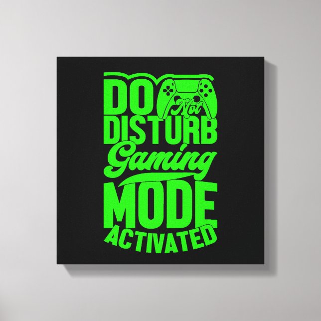 Imprimir lienzo activado modo juego no molestar (Anverso)