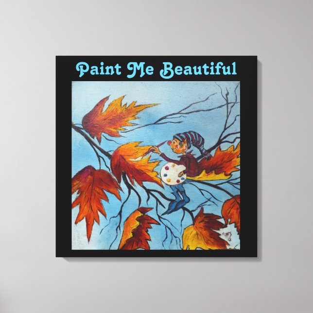 Imprimir lienzo Ann Hayes Pintura de pixie (Anverso)