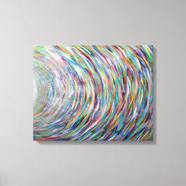 Imprimir lienzo arcoiris de pintura original