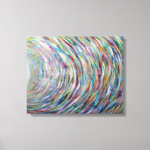 Imprimir lienzo arcoiris de pintura original