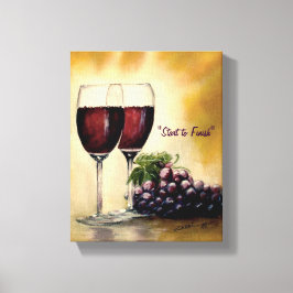 Imprimir lienzo - "Comenzar a terminar"