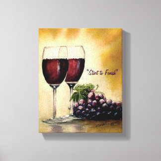 Imprimir lienzo - "Comenzar a terminar"