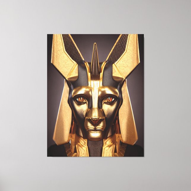 Imprimir lienzo de Anubis egipcio (Anverso)