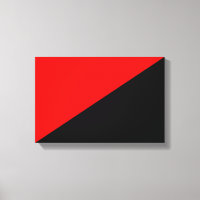 Imprimir lienzo de bandera anarquista (anarquismo)