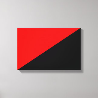 Imprimir lienzo de bandera anarquista (anarquismo)