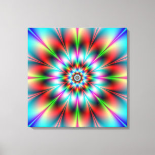 Imprimir lienzo de flor doble