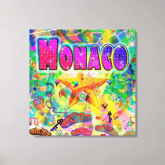 Imprimir lienzo de horas de la época de Mónaco (Anverso)