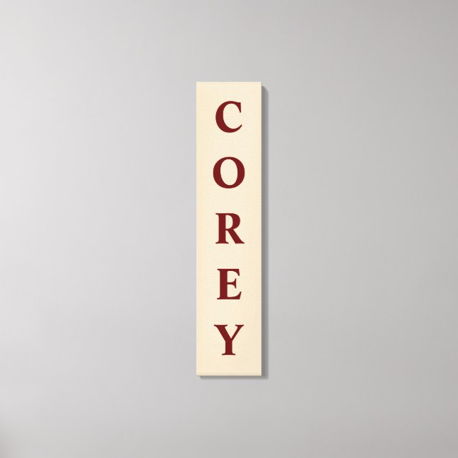 Imprimir lienzo de nombre/familia/apellido (Anverso)