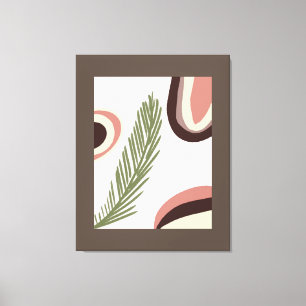 Imprimir lienzo de pintura natural arcoiris boho