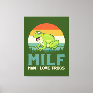 Imprimir lienzo de ranas de amor