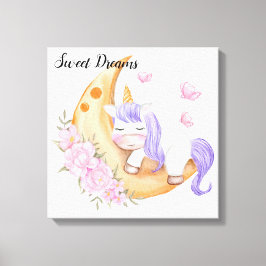 Imprimir lienzo de unicornio