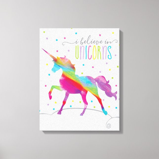 Imprimir lienzo de unicornio (Anverso)