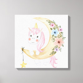 Imprimir lienzo de unicornio