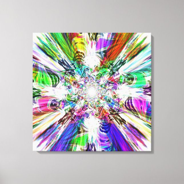 Imprimir lienzo espectral de diamantes (Anverso)