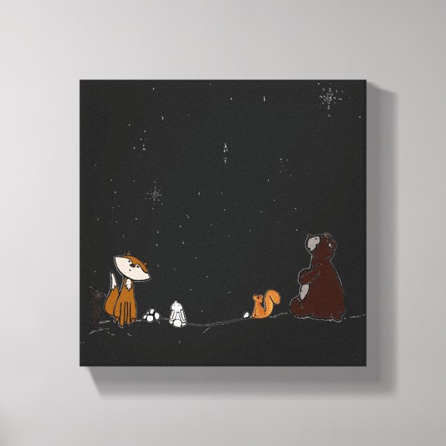 Imprimir lienzo estirado de Ver las estrellas (Anverso)