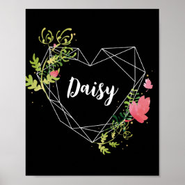 Imprimir nombre personalizado | Arte mural moderno