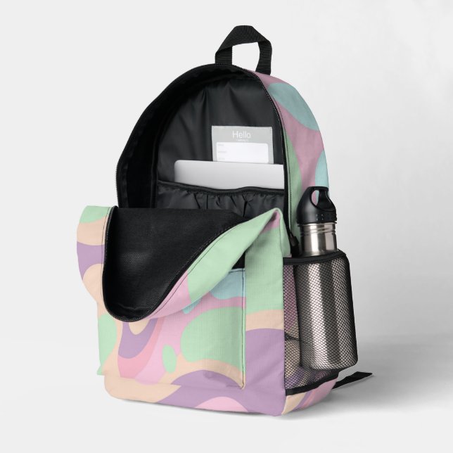 Imprimir Pastel rosado de la bolsa de corte (Esquina trasera derecha (abierta))