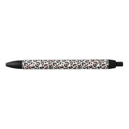 Imprimir           pluma de Leopardo Blanco Rosa d