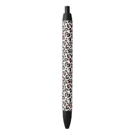 Imprimir pluma de Leopardo Blanco Rosa d