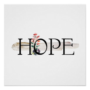 Imprimir Poster Inspirador de HOPE