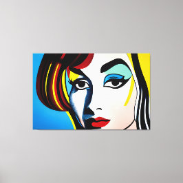 Imprimir retrato de arte pop