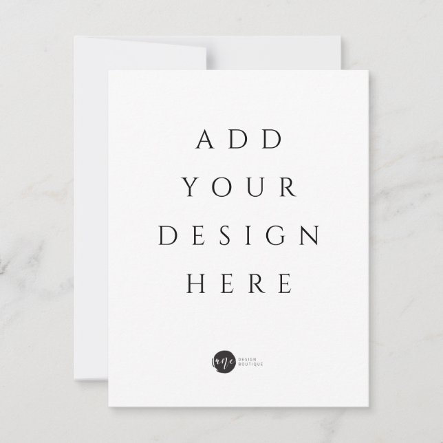 Imprimir tu tarjeta / invitación a cualquier tamañ (Anverso)