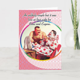 Improbable tarjeta de Día de San Valentín gay para