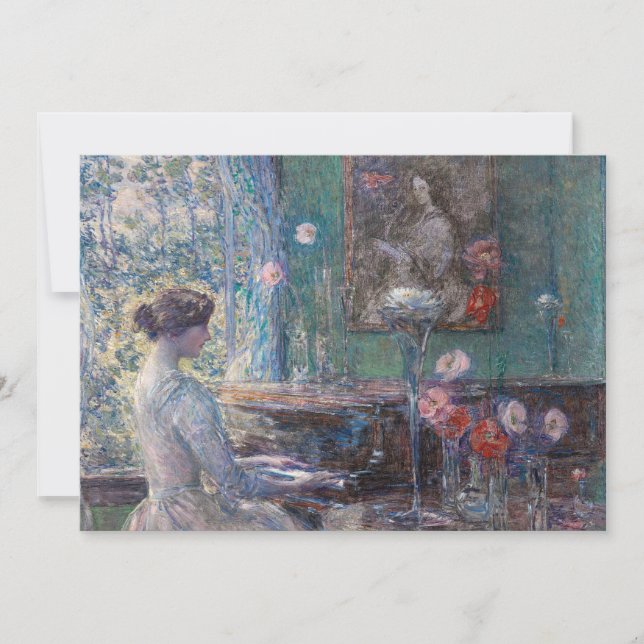 Improvisación | Childe Hassam (Anverso)