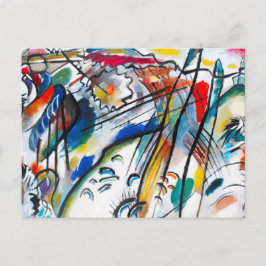 Improvisación de Kandinsky 28 postal