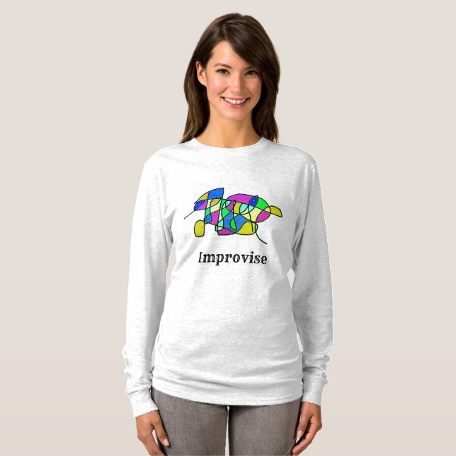 Improvisar la camiseta (Anverso completo)