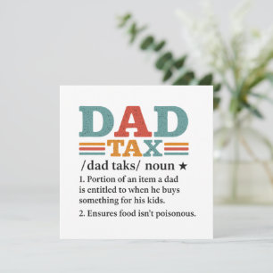 Impuesto a papá - Divertida definición de paternid