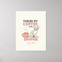 Impulsado por Café y Arte de Gatos Sphynx