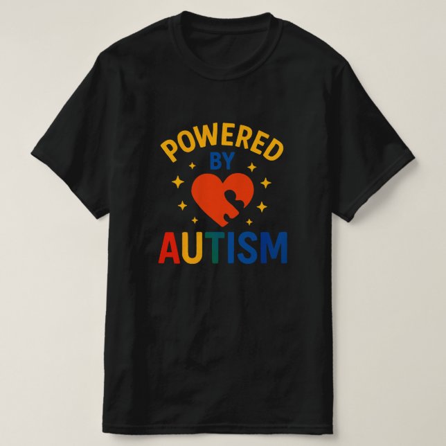 Impulsado por el autismo para la camisa del autism (Diseño del anverso)