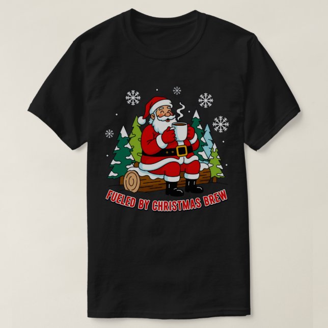 Impulsado por Navidades desata camiseta de Santa A (Diseño del anverso)