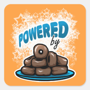 Impulsados por pequeños pegatinas de donuts de cho