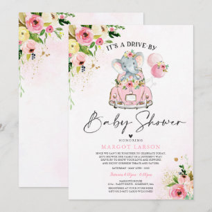 Impulso De Elefante Por Invitación De Baby Shower