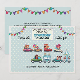 Impulso De Punto De Polka Azul Por Invitación Al D