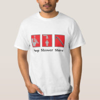 Impulso, ducha, camisa del afeitado