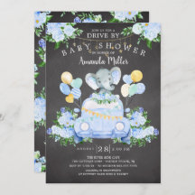 Impulso por Elephant Boys Invitación Baby Shower