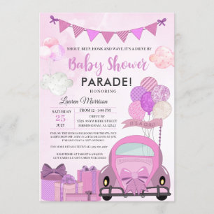 Impulso por invitación a desfile de Baby Shower